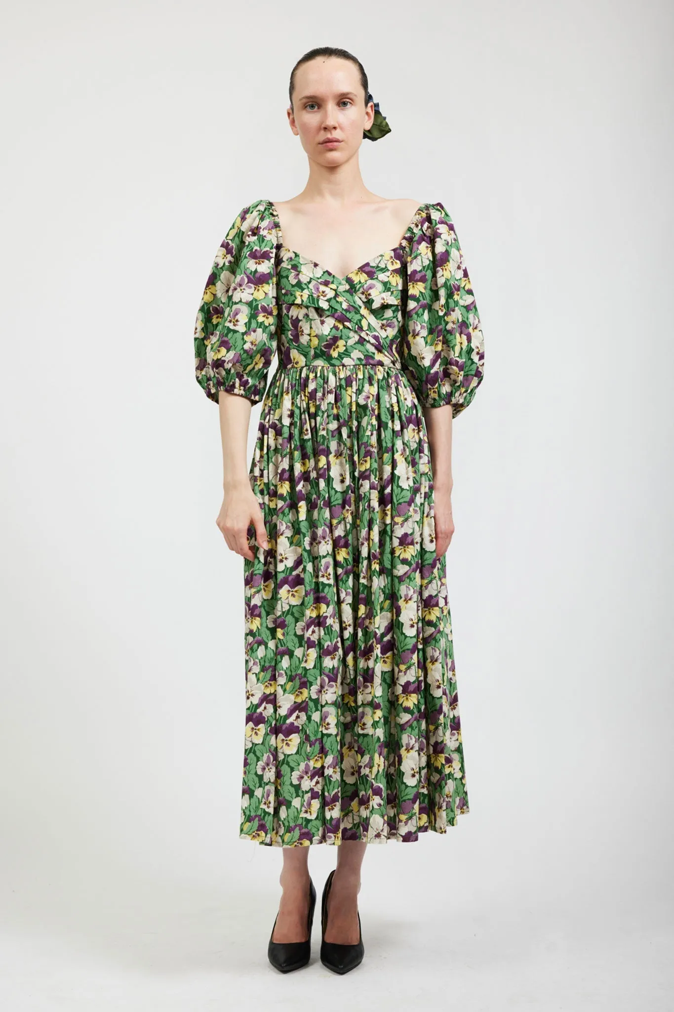 Laura Ashley x BATSHEVA Fells Dress in Sutterton