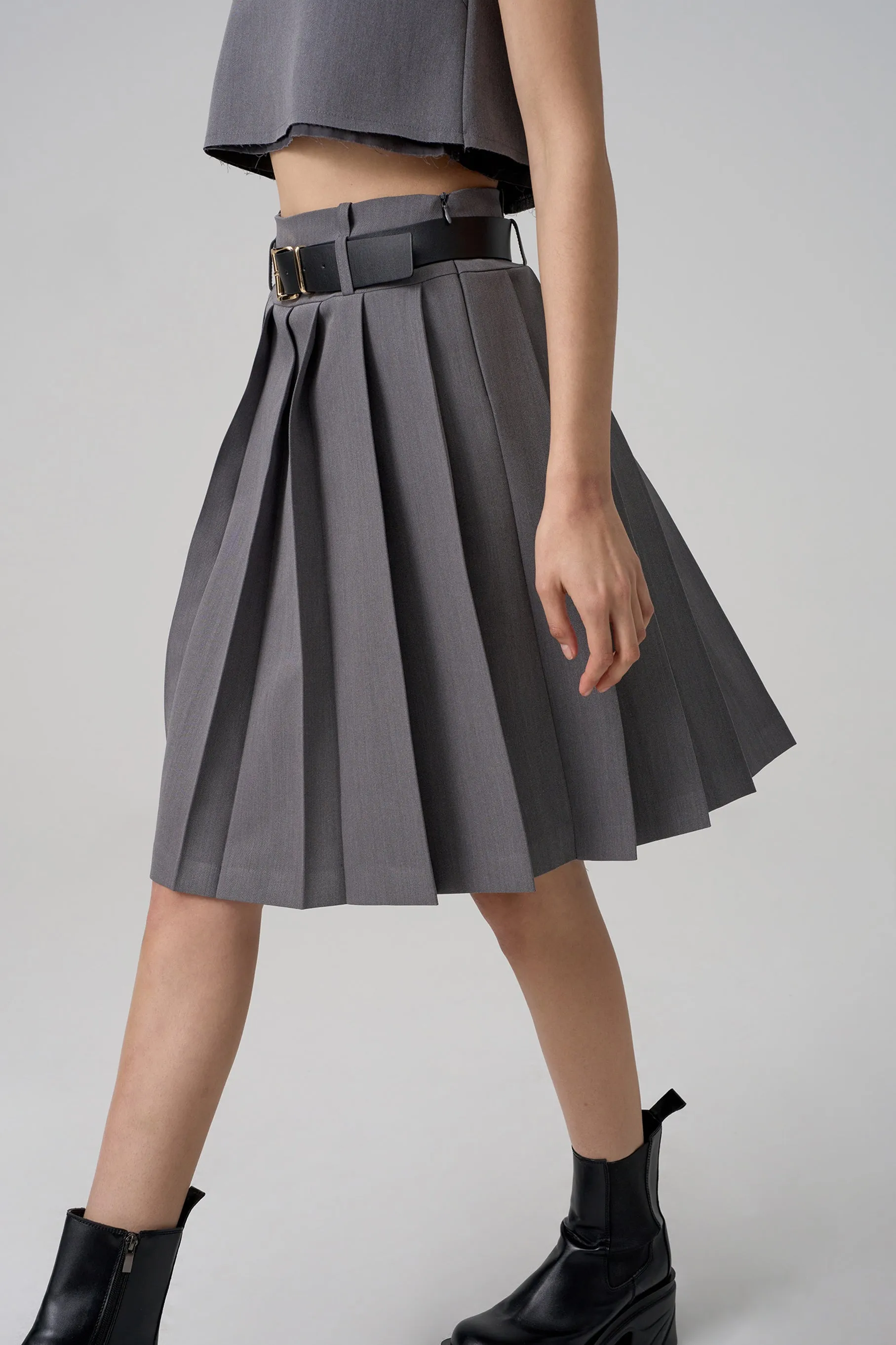 Lavie Skirt, Grey