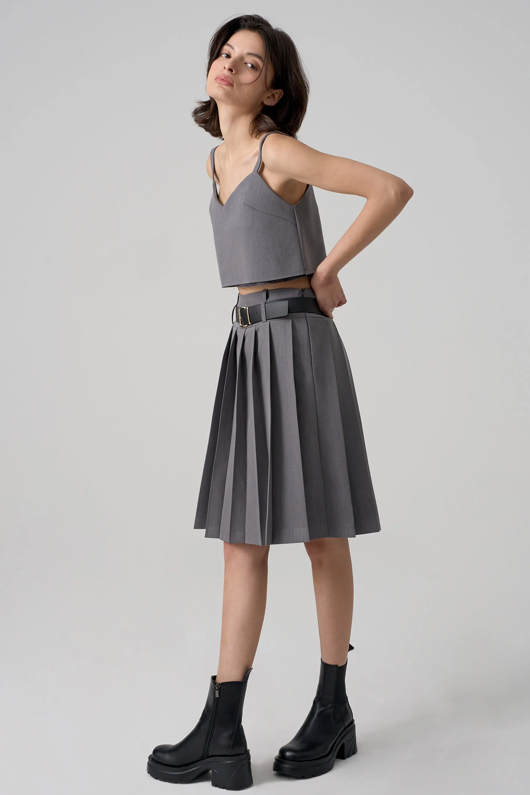 Lavie Skirt, Grey