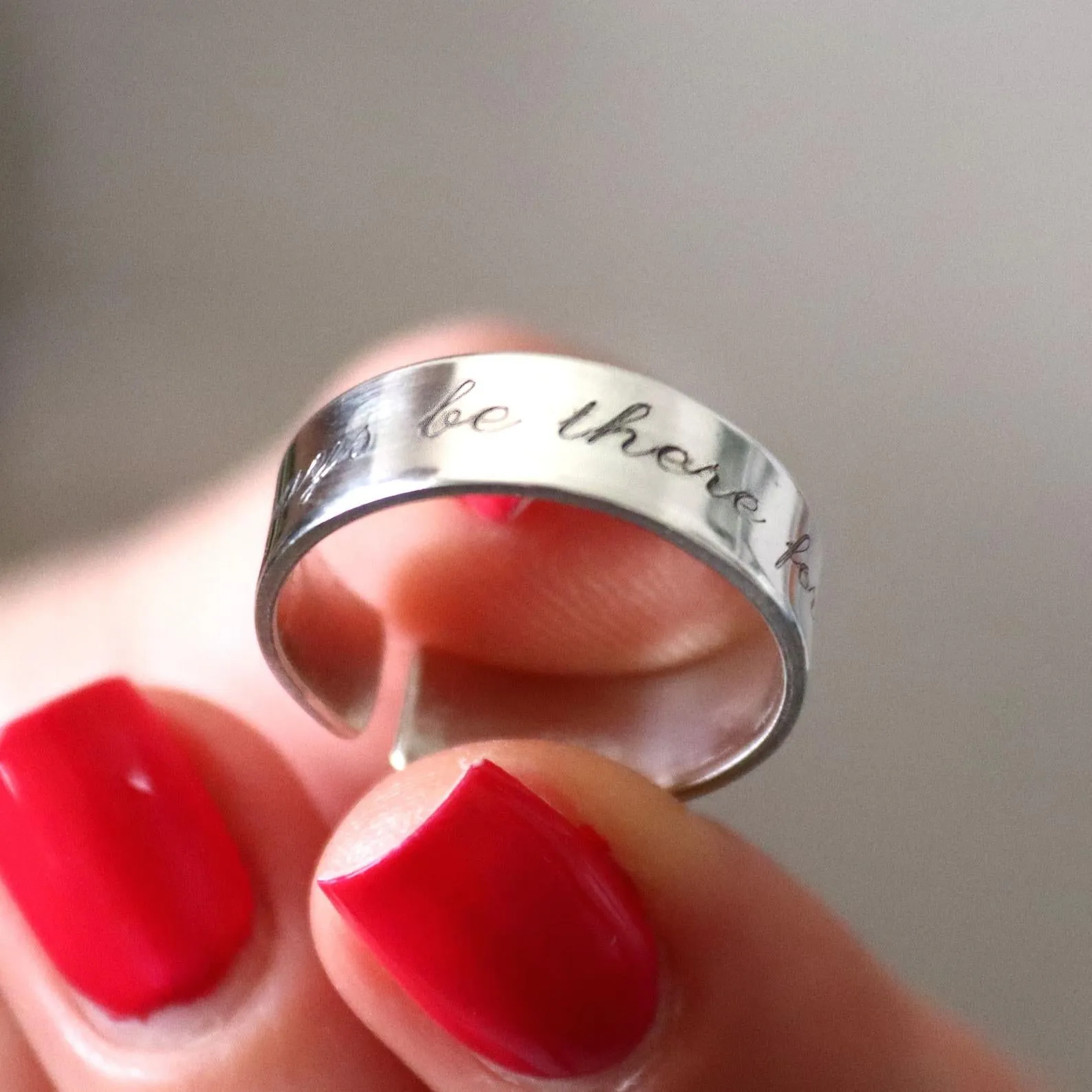 Love Message Ring for her