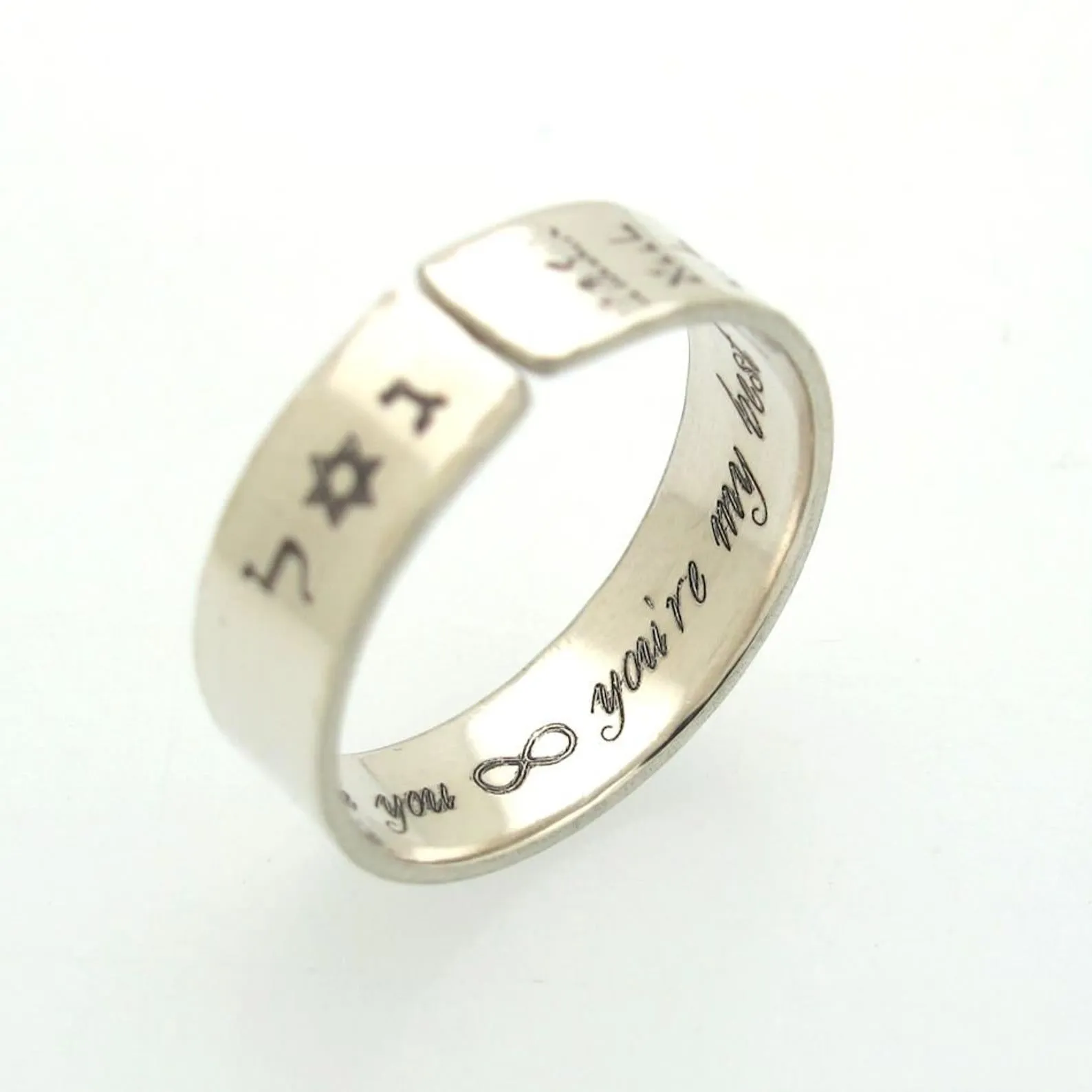 Love Message Ring for her