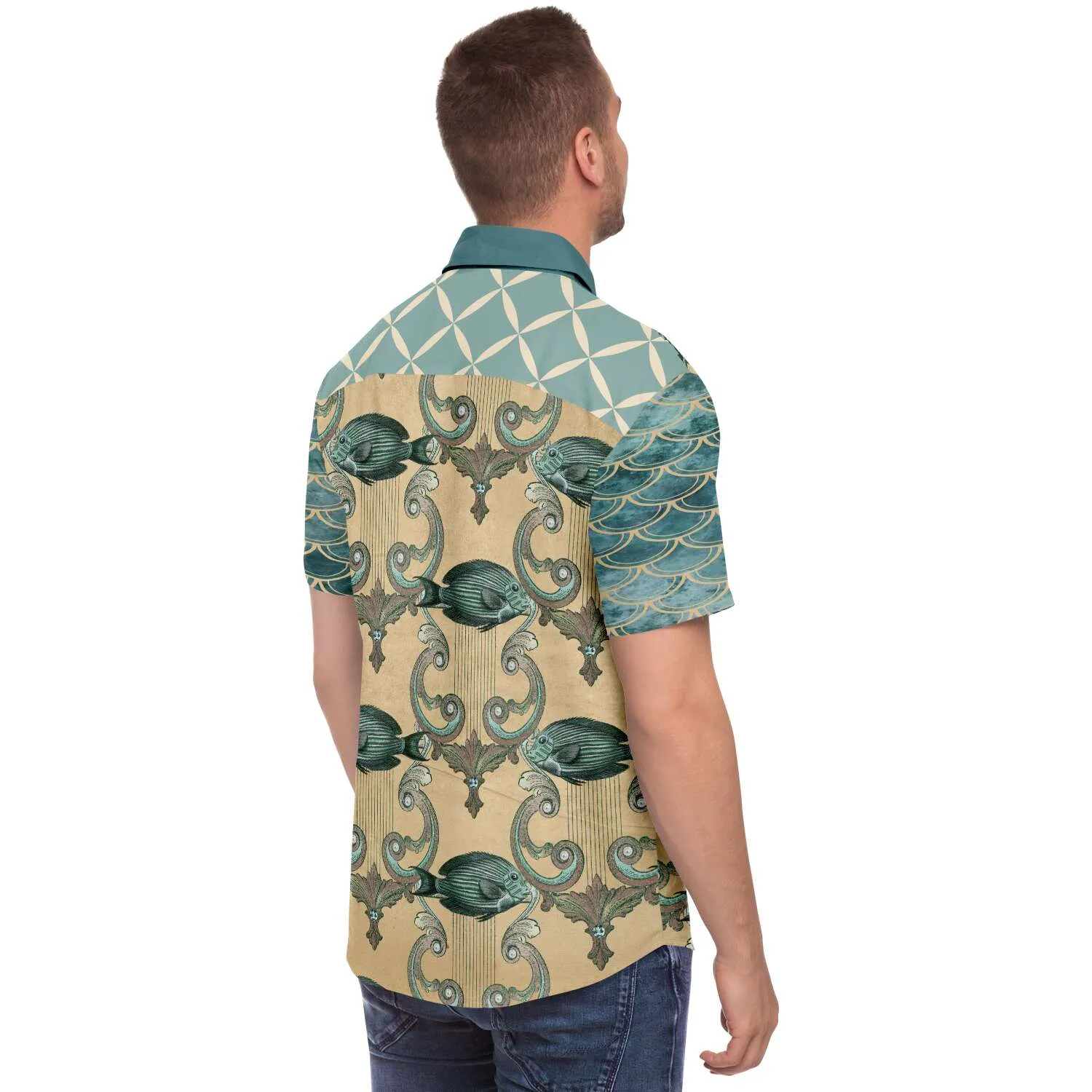 Mermaid's Tale S/S Button Down Shirt