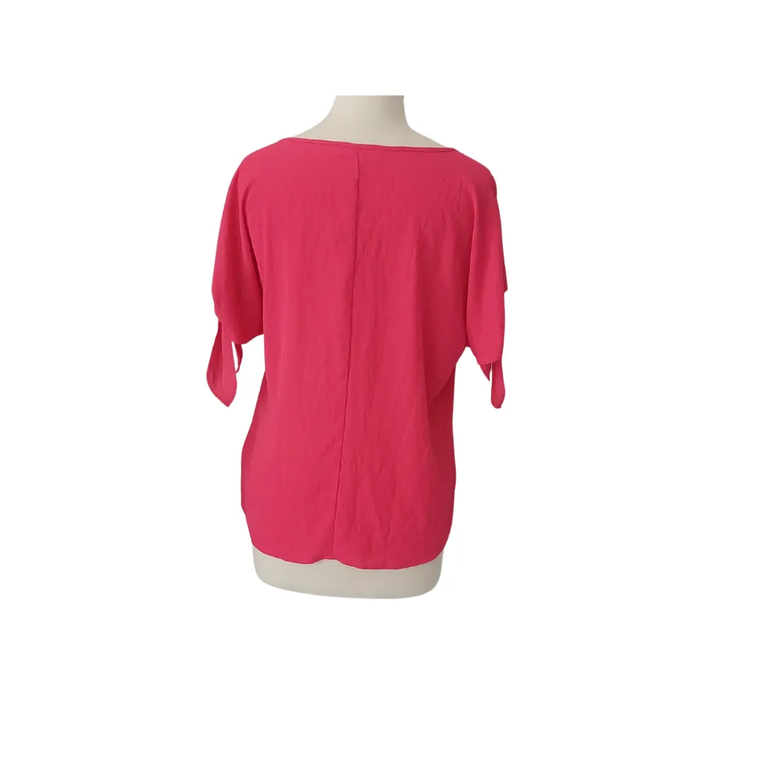 Michael Kors Pink Knot-sleeves Blouse | Brand New |