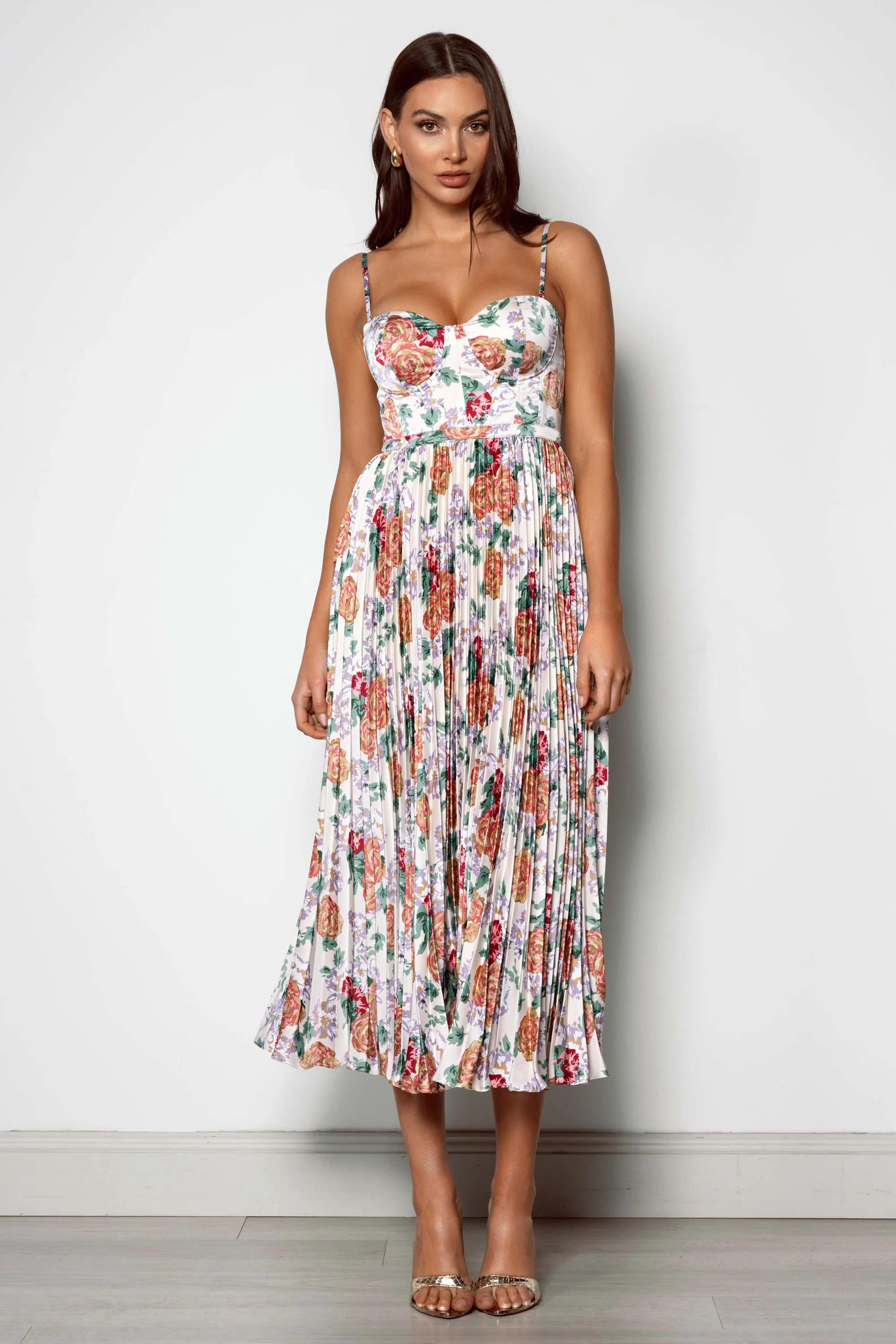 Milan Dress - Orange Floral