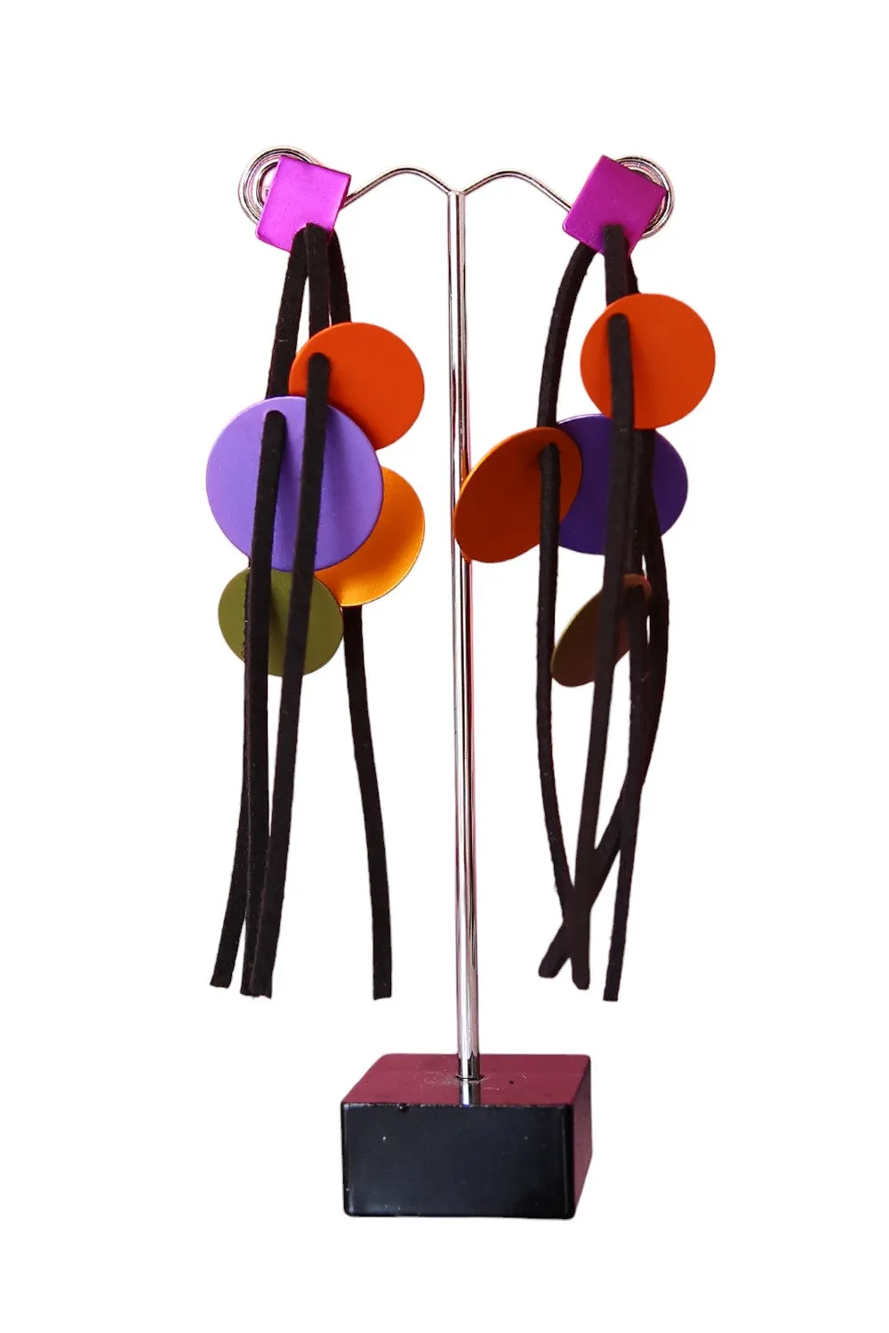 MONICA KREXA MOEDAS EARRING PURPLE MULTI