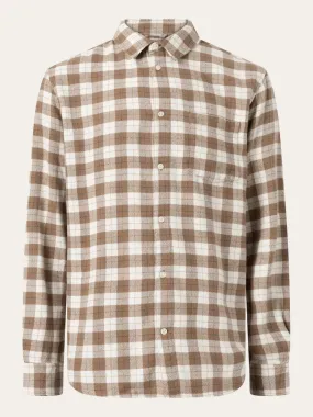 M's Loose fit checkered shirt - 100% Organic Cotton