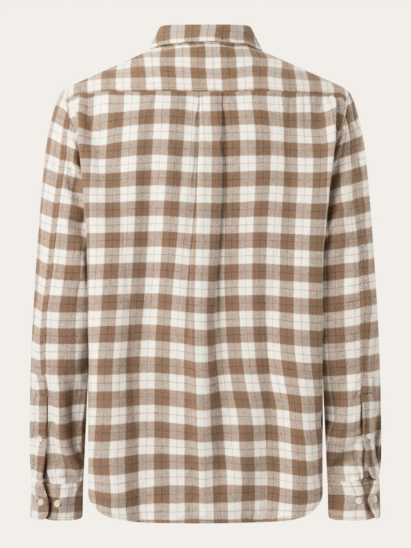 M's Loose fit checkered shirt - 100% Organic Cotton