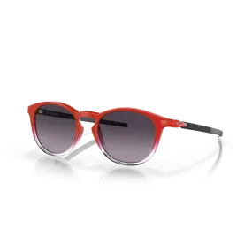 Oakley Pitchman Prizm Grey Gradient Lenses - Red Fade Frame