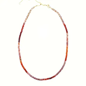 Ombre Purple Sapphire Necklace