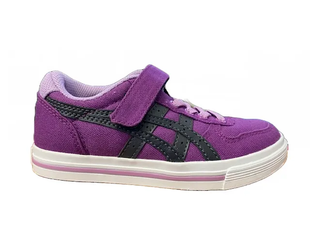 Onitsuka Tiger girl's canvas sneakers shoe Aaron C5A1N 3416 purple dark gray