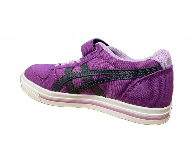 Onitsuka Tiger girl's canvas sneakers shoe Aaron C5A1N 3416 purple dark gray