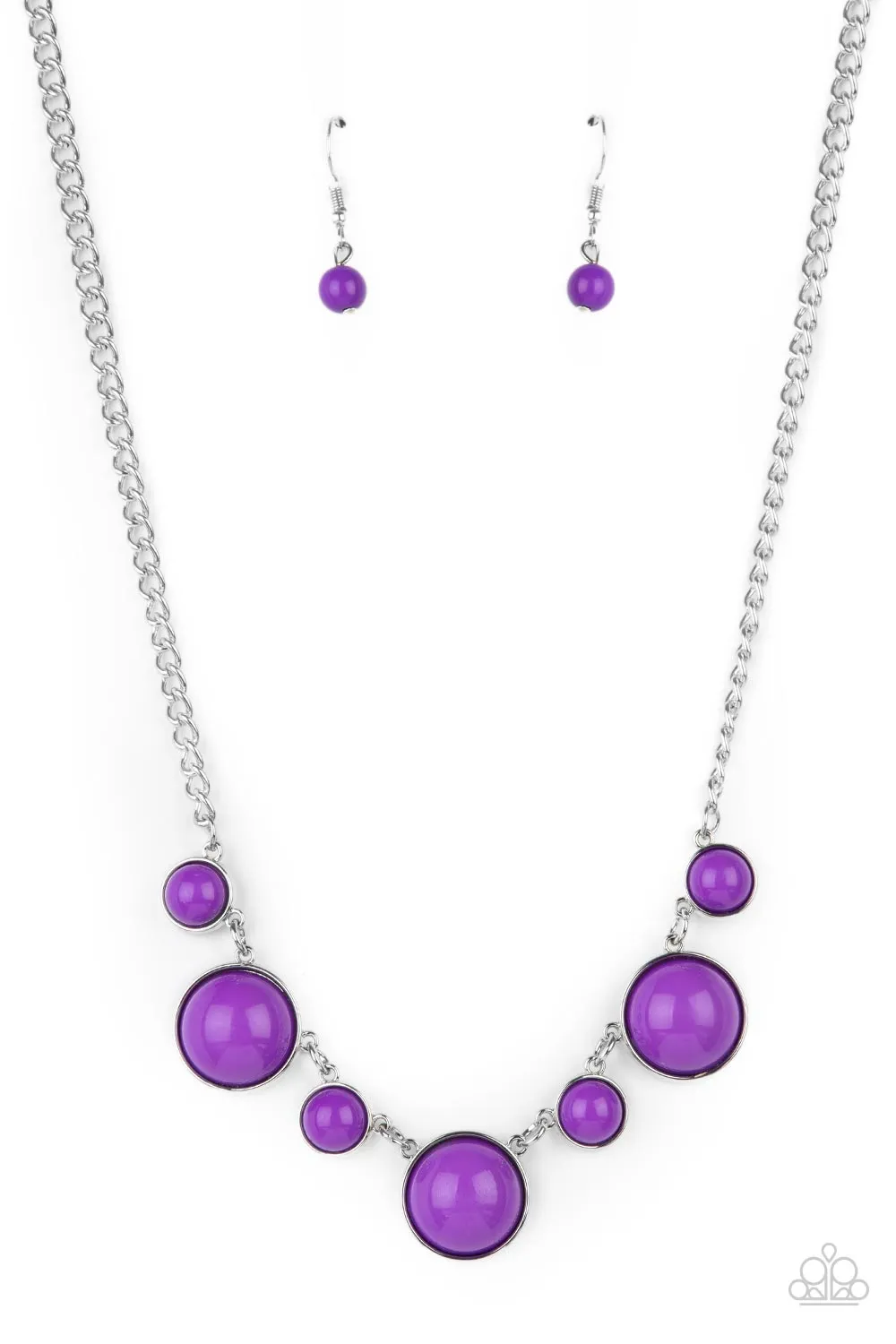 Paparazzi Necklace ~ Prismatically POP-tastic - Purple Necklace