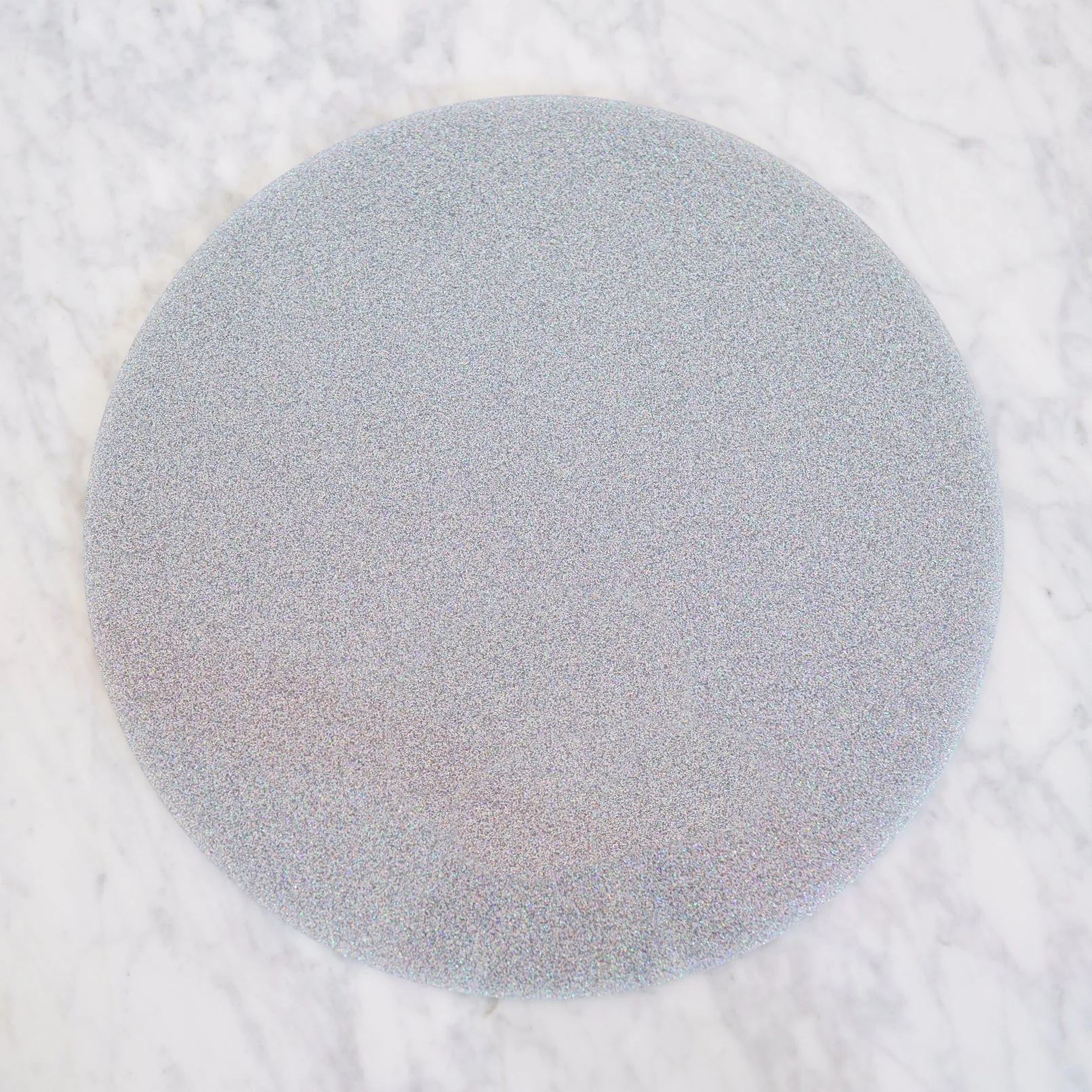 PASTEL GLITTER LUNA ROUND SET OF 4 PLACEMATS