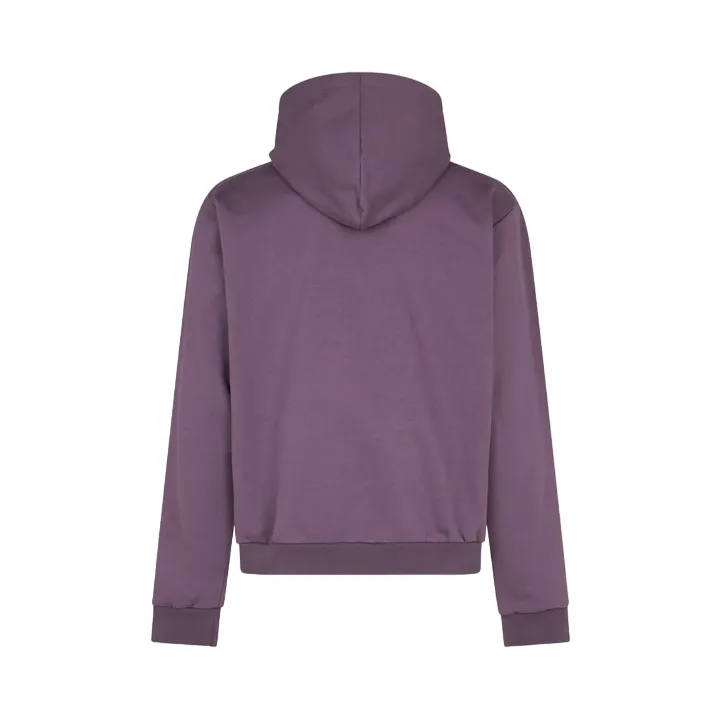 Phobia men's hoodie with purple embroidered lightning PH00428PU purple