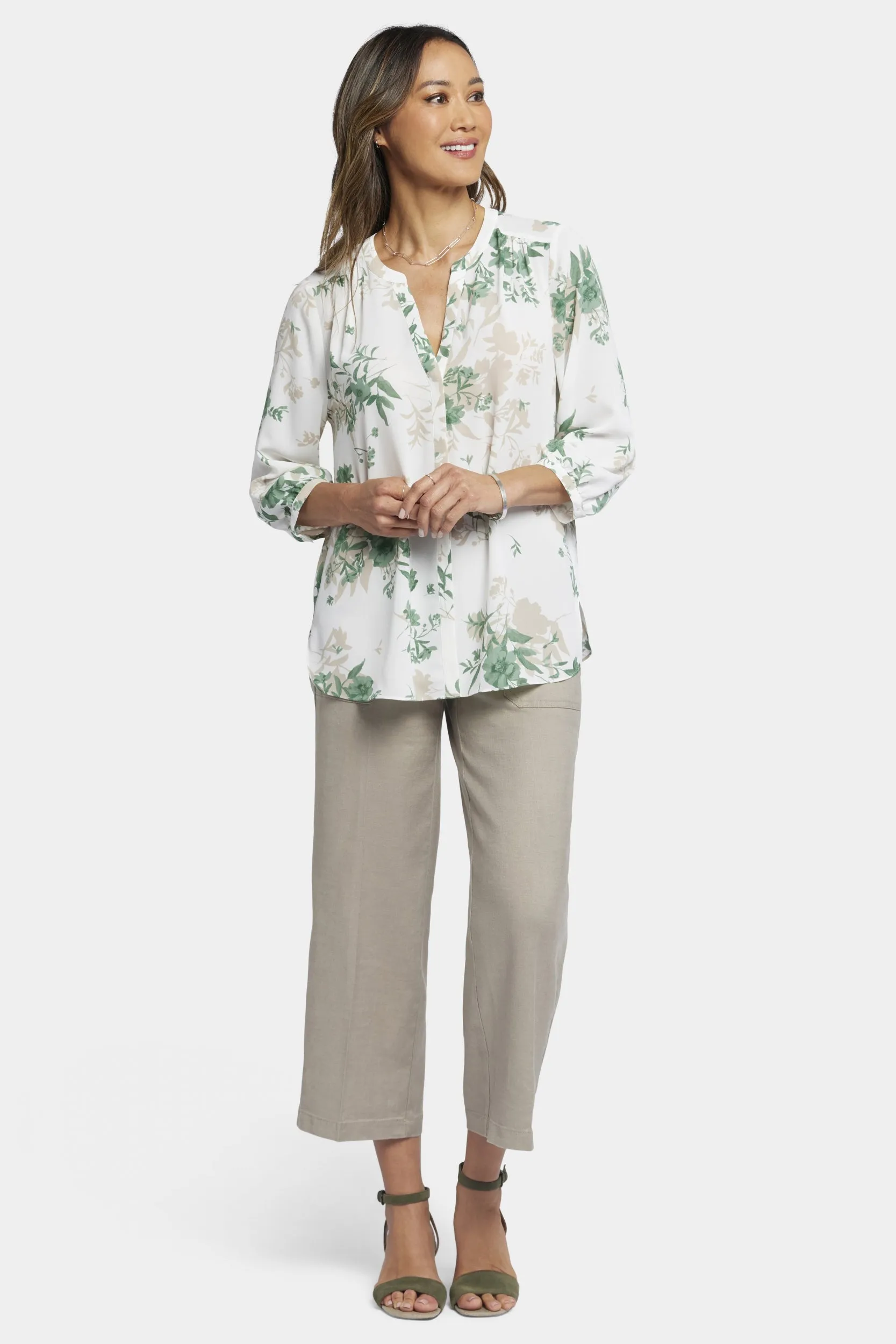 Pintuck Blouse Bloemenprint | Alicia Glen