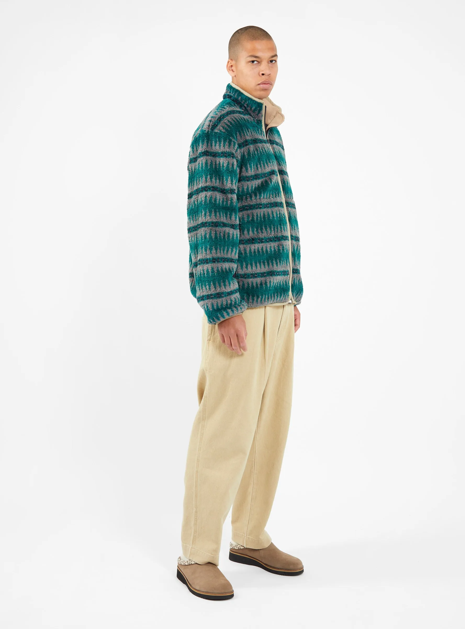 Pleated Hook Pant Tan