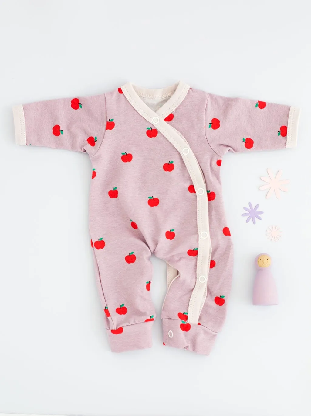 Premature Baby Sleepsuit, Orchard