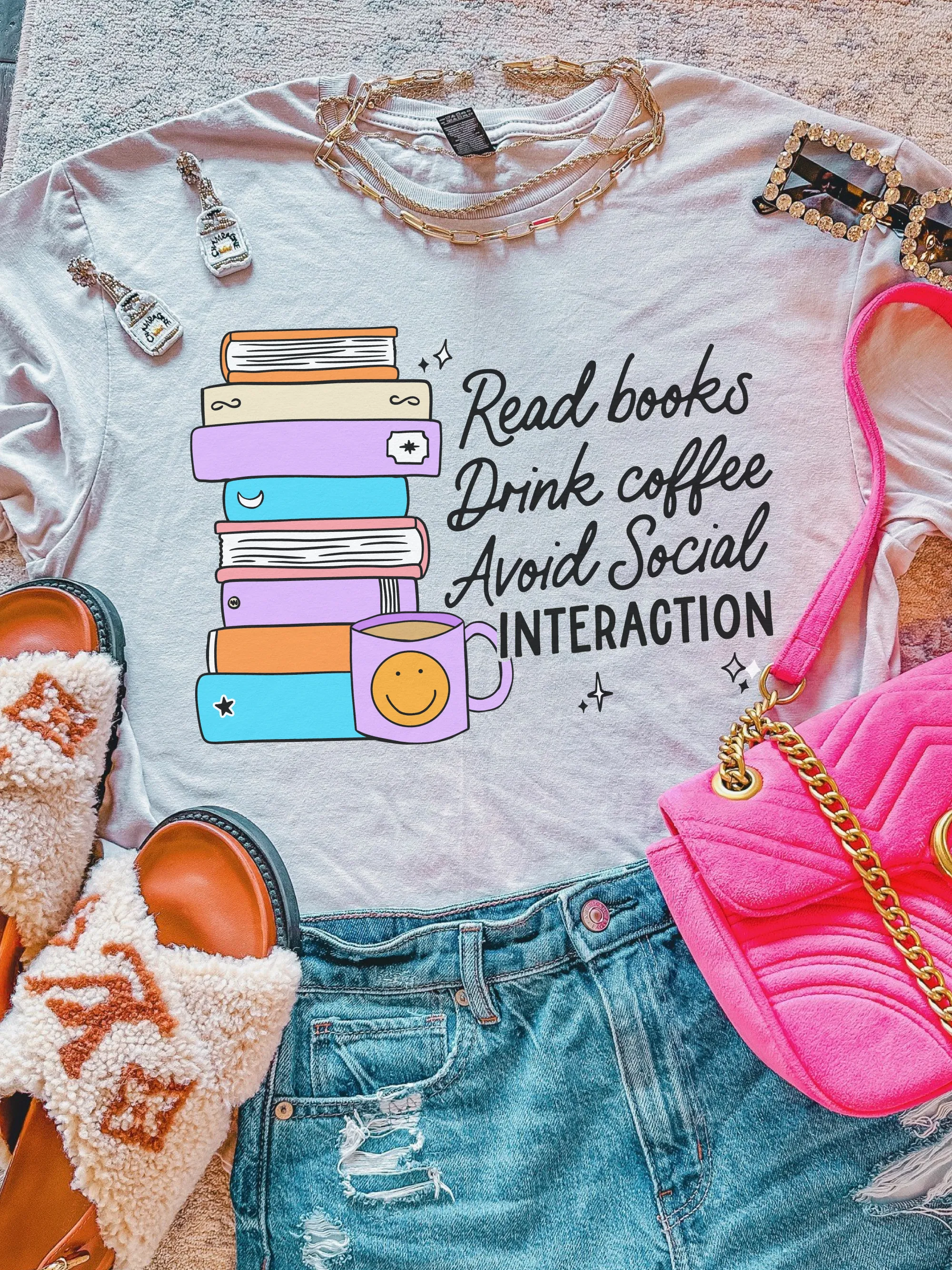 Read Books Drink Coffee Avoid Social Interaction