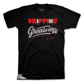 Retro 7 Reflective Shirt -Dripping Greatness - Black