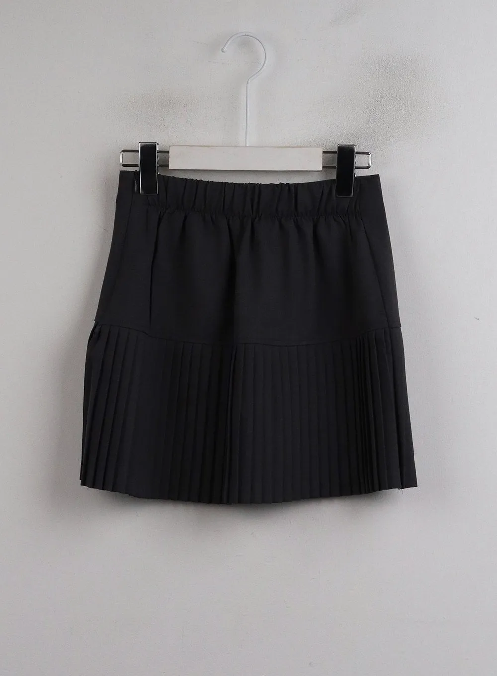 Ruffle Pleated Mini Skirt OJ417