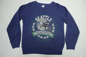 Seattle Seahawks Vintage 80's Champion Made in USA Crewneck Sweatshirt