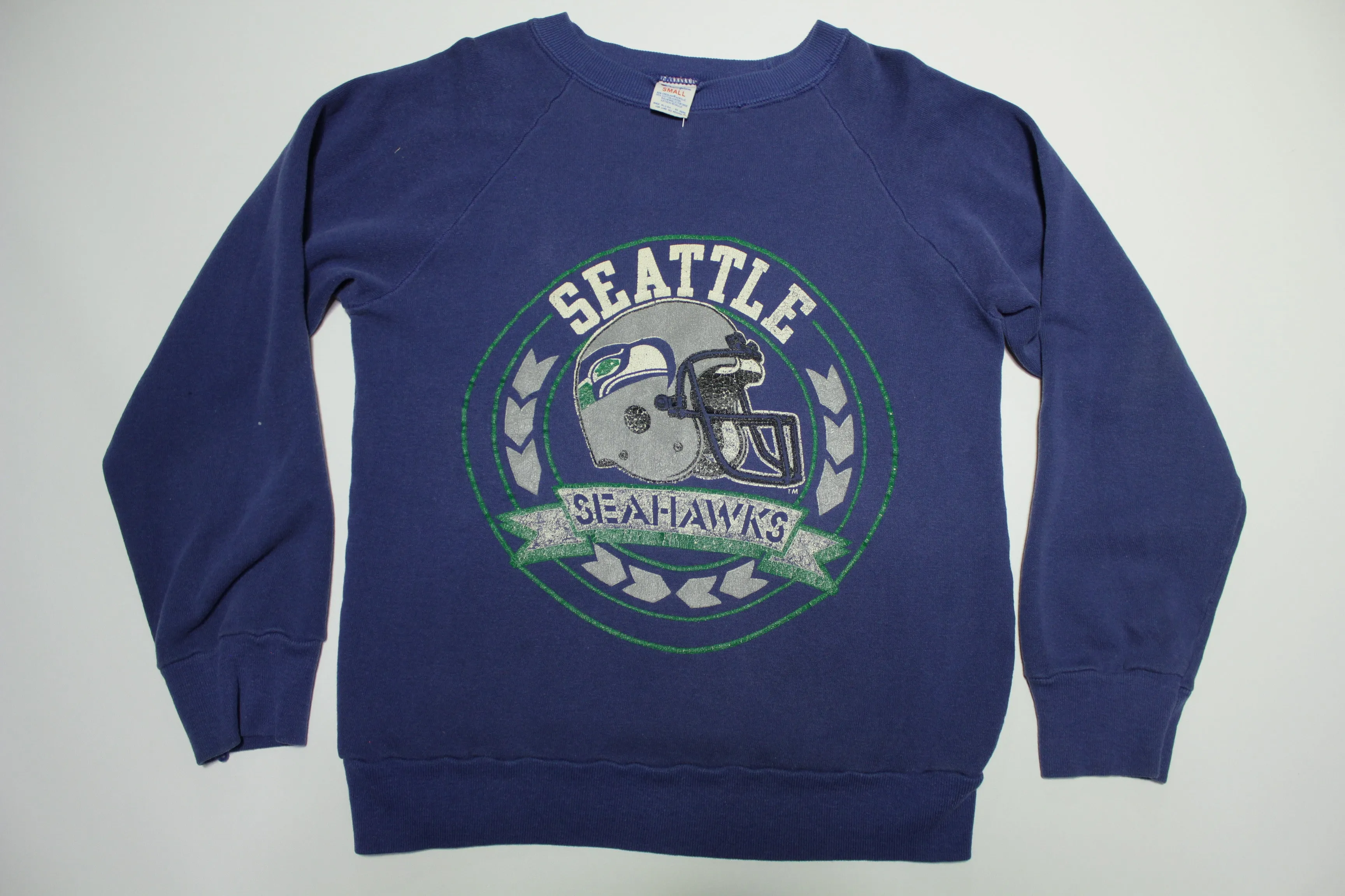 Seattle Seahawks Vintage 80's Champion Made in USA Crewneck Sweatshirt