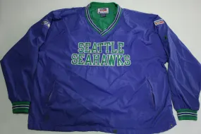 Seattle Seahawks Vintage 90's Pro Line Champion Pullover Windbreaker Jacket