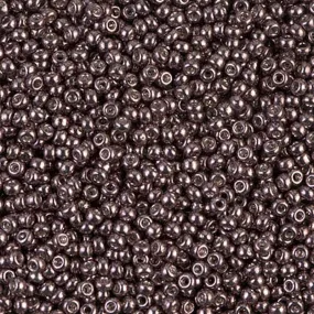 Seed Beads-11/0 Round-1088 Galvanized Smoky Mauve-Miyuki-16 Grams