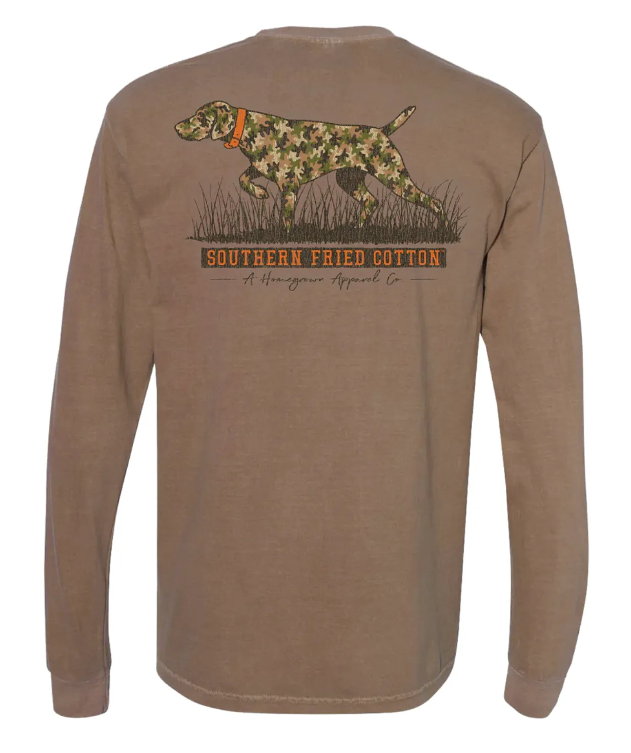 Southern Fried Cotton Old School Pointer Long Sleeve T-Shirt