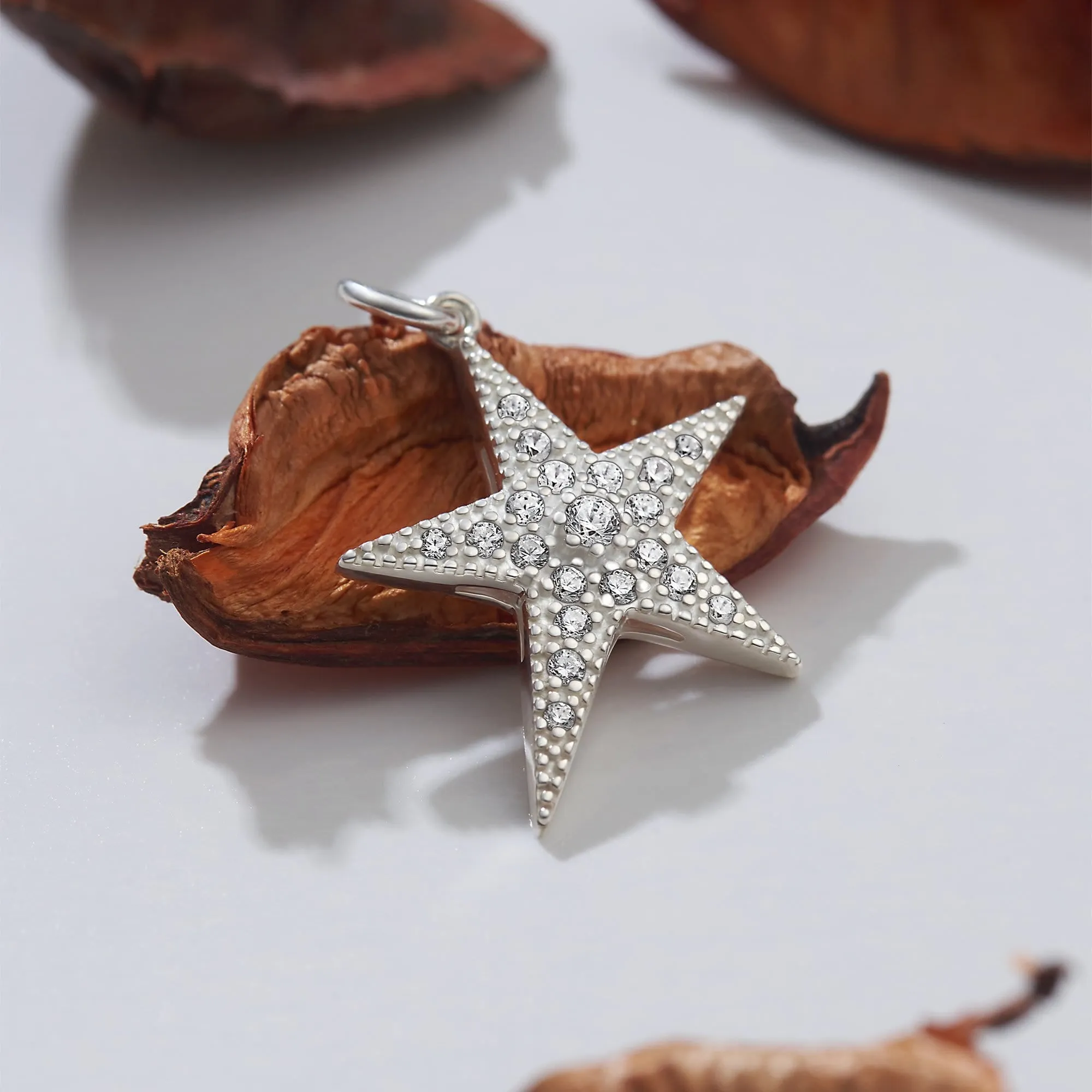 Sterling Silver Star Pendant, Lucky Star Jewelry