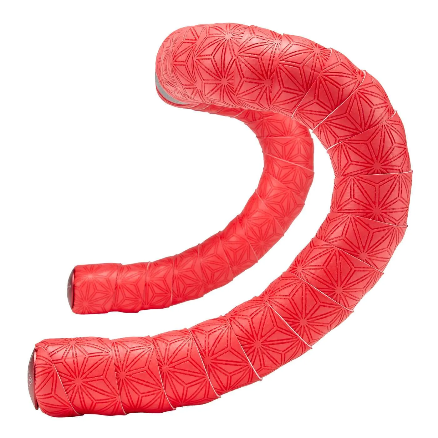 Supacaz Super Sticky Kush Silicone Gel Bar Tape - Red with Ano Red Plugs and Silicone Gel