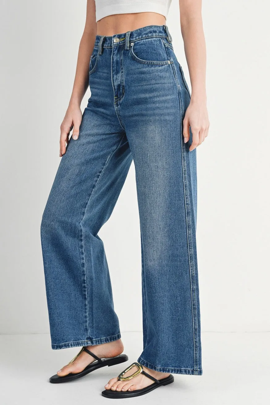 The Dundee High-Rise Wide Leg Jeans