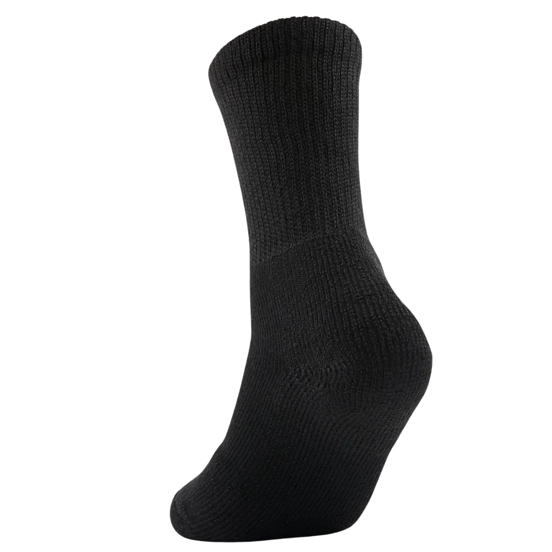 Thorlo Maximum Cushion Crew Tennis Socks - Black