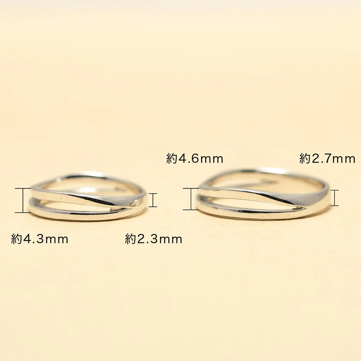 Unique Couple Wedding Ring Set - WM41