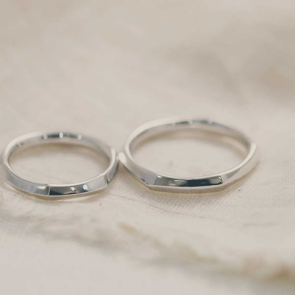 Unique Couple Wedding Ring Set - WM63