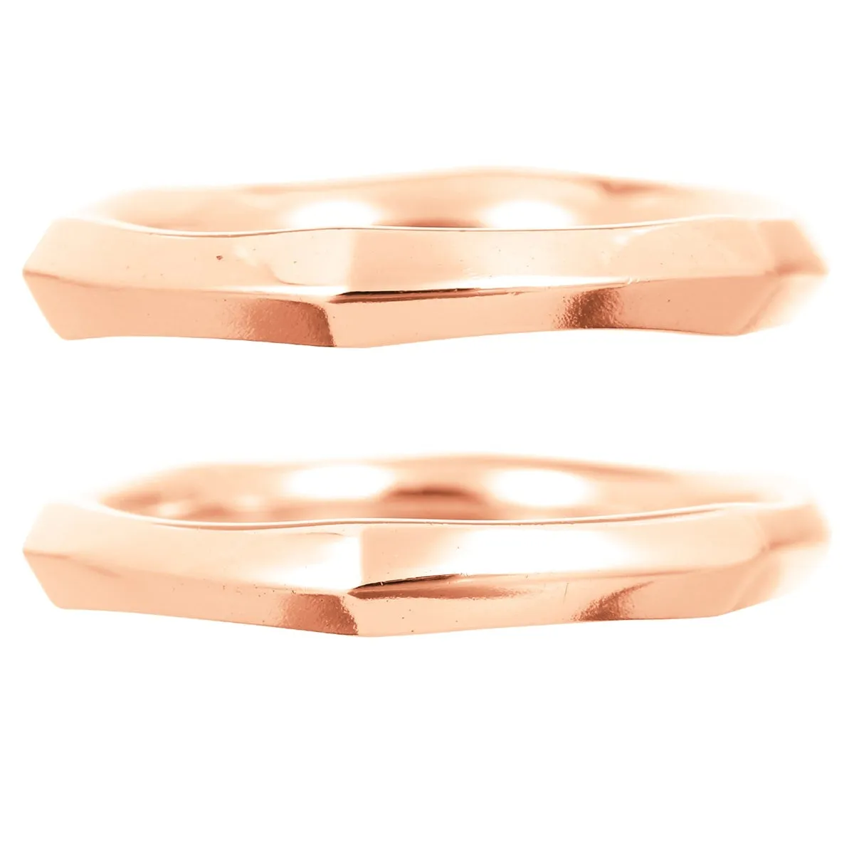 Unique Couple Wedding Ring Set - WM63