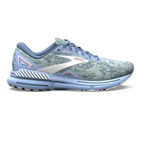 Women's Brooks Adrenaline GTS 23, Blue/Open Air/Pink, 12 B Medium