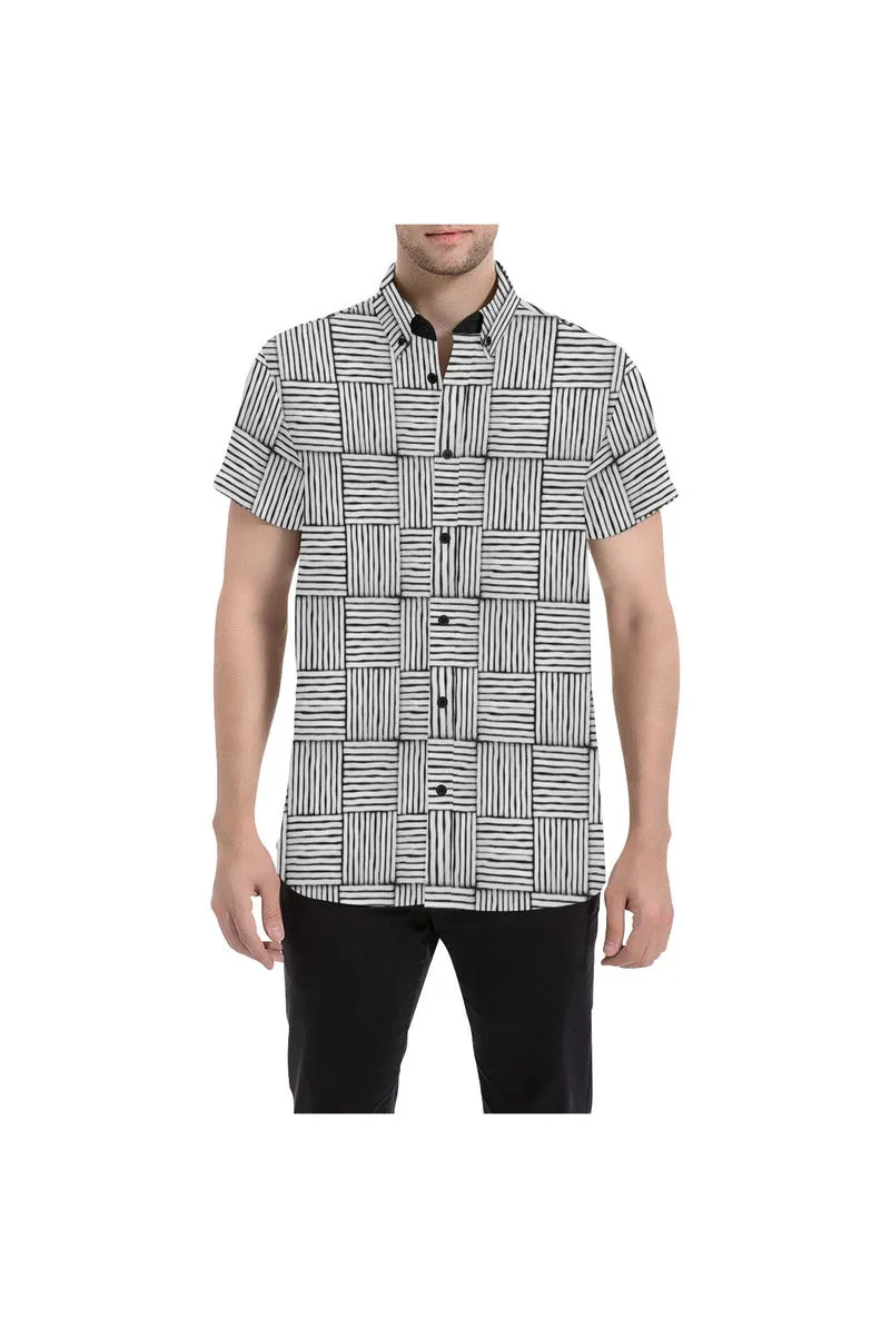 Woven Wonder Men's All Over Print Short Sleeve Shirt