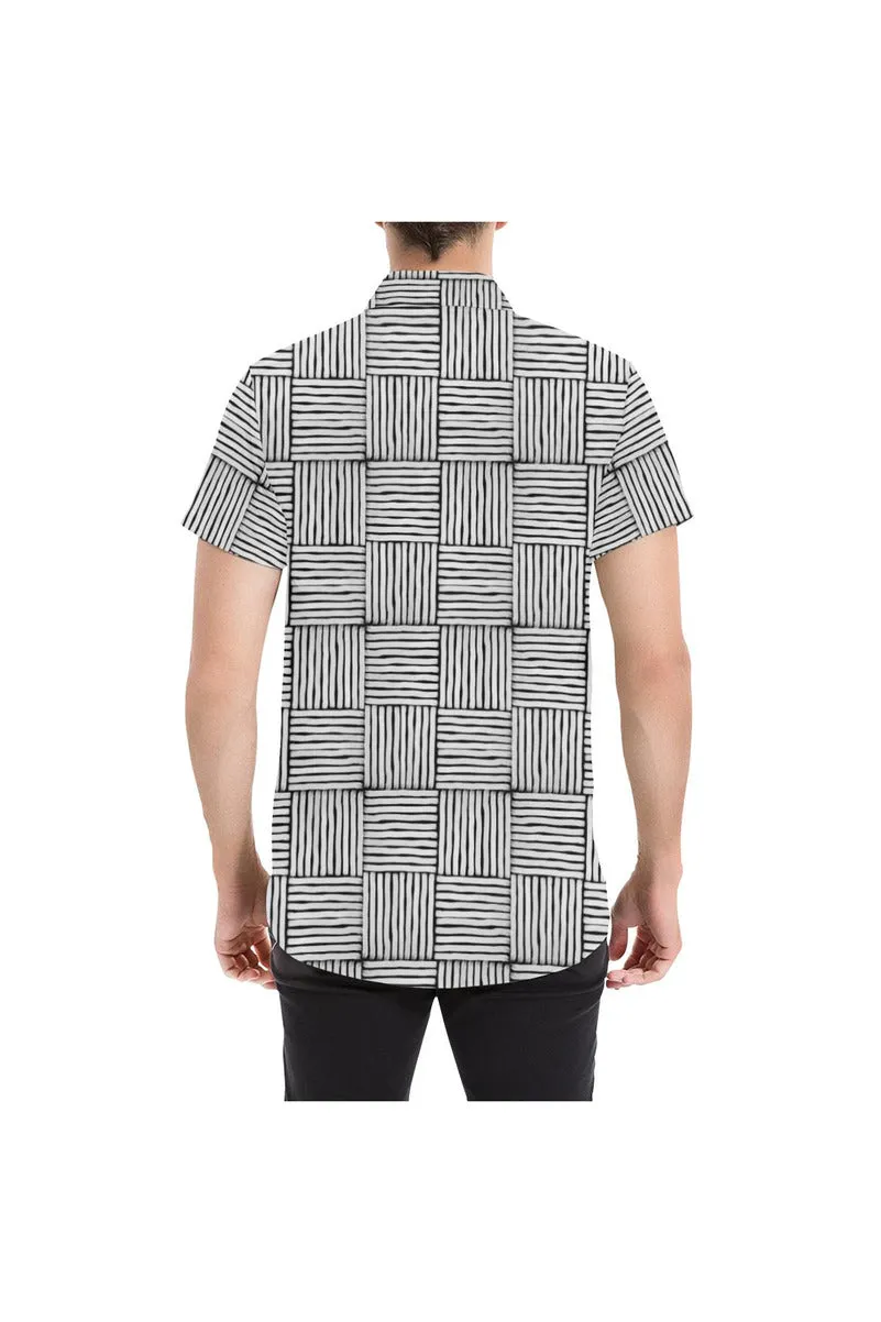 Woven Wonder Men's All Over Print Short Sleeve Shirt