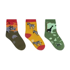 Youth Rhino-Corn Crew Socks 3-Pack